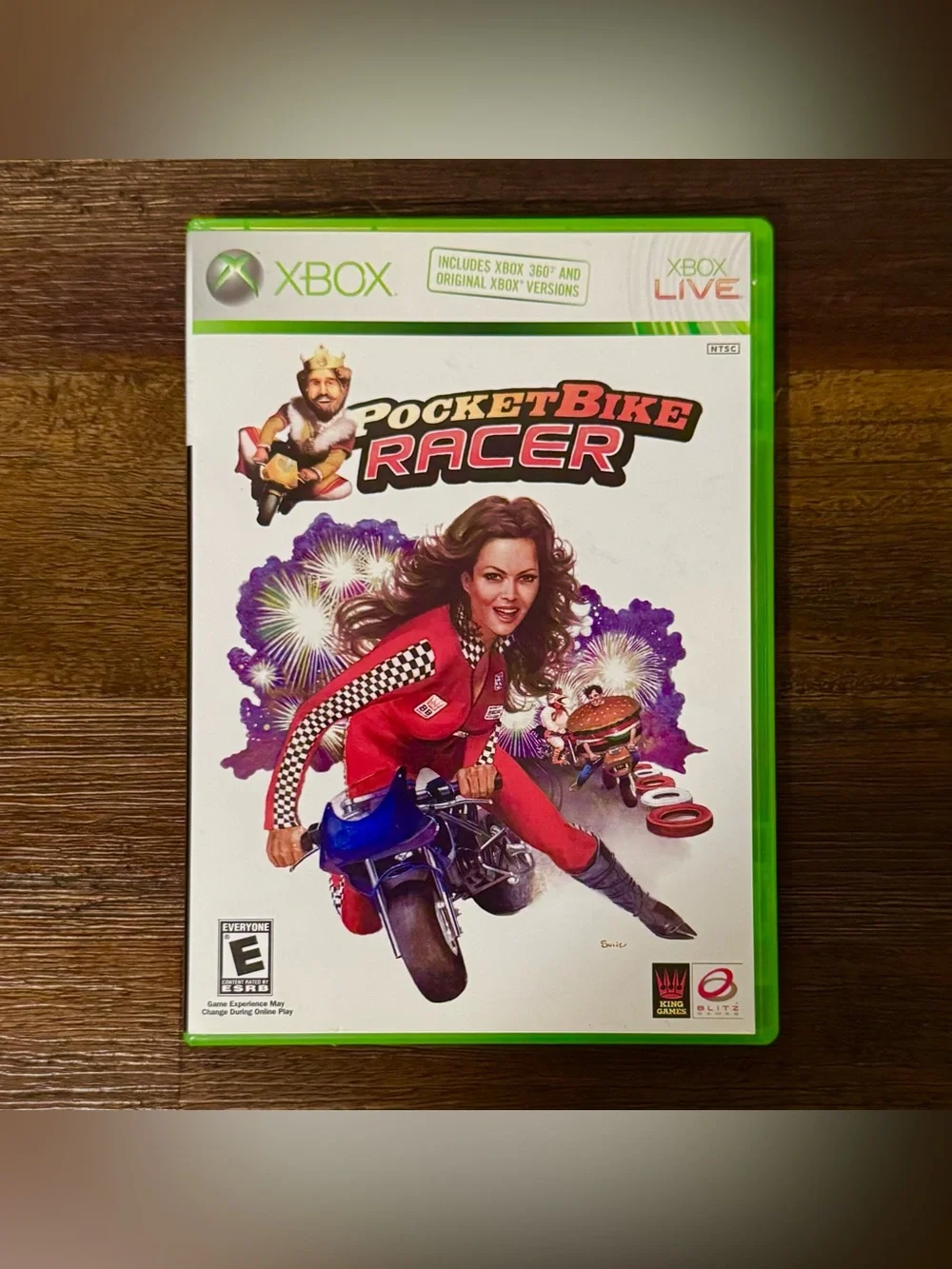 Pocket Bike Racer Original Xbox 360 Game CIB Rare Burger King Tie In Promo